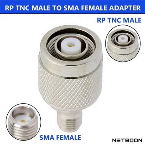 Netboon Rp Tnc Male To Sma Female Rf Coax Adapter At Rs 99 Piece Rf Adapter In Bhopal Id