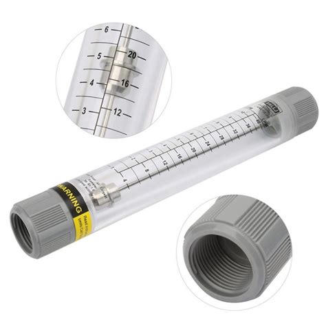 Xguli Ready Lzm G Acrylic Plexiglass Tube Type Liquid Flowmeter Flow