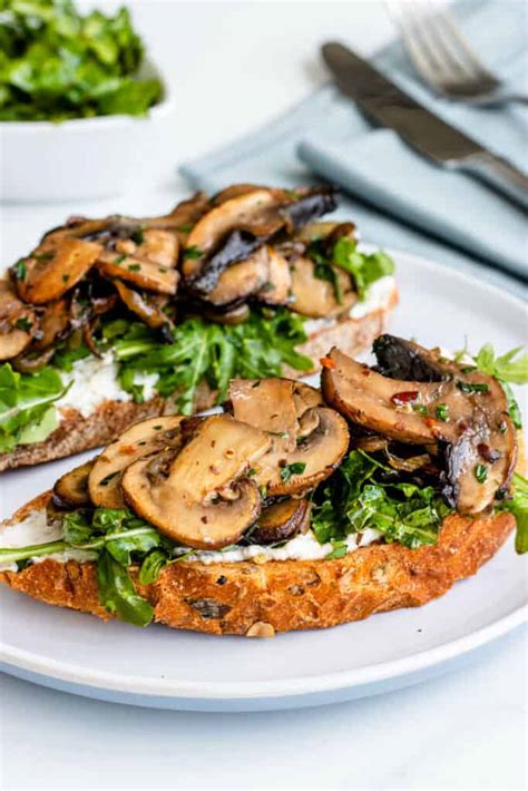 Creamy Mushroom Toast Cooking With Ayeh