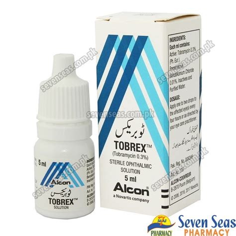 Tobrex Dro 5ml Seven Seas Pharmacy Pakistan Online Pharmacy Lahore