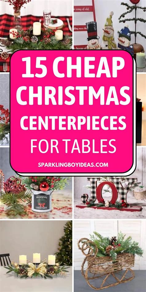 Festive And Chic Christmas Table Centerpieces