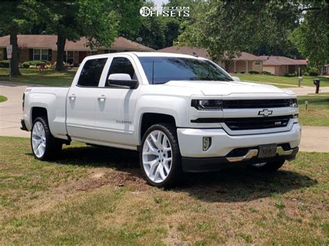 2017 Chevrolet Silverado 1500 With 24x10 31 Factory Reproductions Fr44 And 305 35r24 Nitto Terra