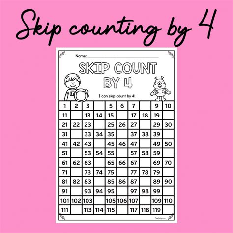 Skip Counting By Worksheet Teachie Tings