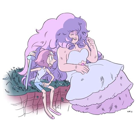 SU art,Steven universe,фэндомы,SU Персонажи,Pearl (SU),Rose Quartz ...