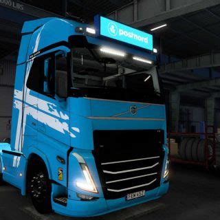 Grande Bo Te Lumineuse Volvo Fh Postnord Ets Ets Mod