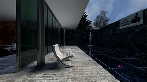 Barcelona Pavilion reconstruction :: Behance