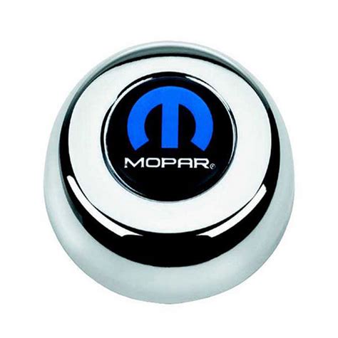 Grant Gr5690 Chrome Mopar Horn Button For Classic And Challenger Steerin