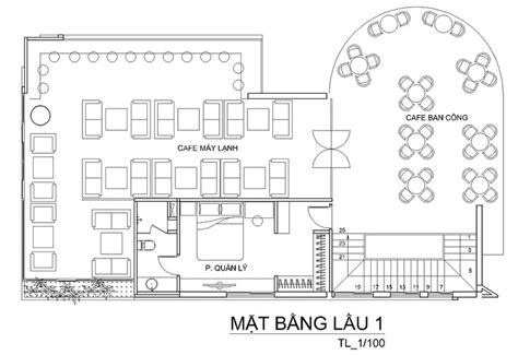 Top 50 Bản Vẽ Thiết Kế Quán Cafe Nhỏ đẹp Nhất