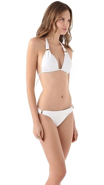 Vix Swimwear Solid White Bikini Top Shopbop