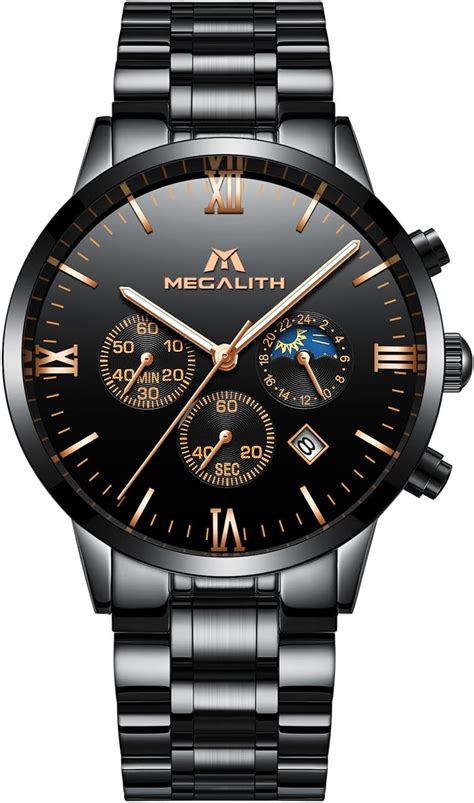 Megalith Montres Homme Montre Bracelets De Luxe Militaire Etanche