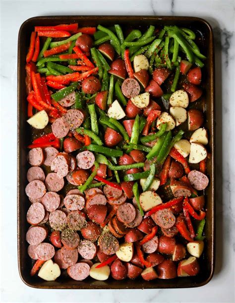 Sheet Pan Sausage And Potatoes The Healthy Epicurean