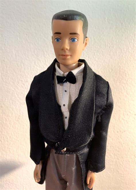 Vintage Mattel 1962 Brunette Ken Doll In Tux W Tails Etsy