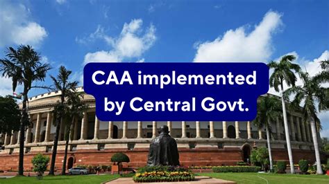 Citizenship Amendment Act Caa Implemented By Central Govt Lite