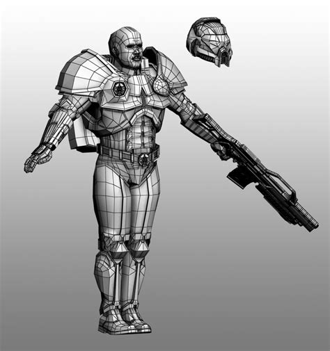 spacemarine armor  model