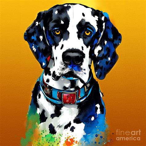 Dalmatian Dog Painting Painting By Mark Ashkenazi Fine Art America