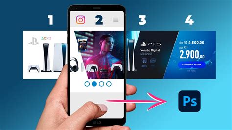 Como Criar Um Post Carrossel No Photoshop Instagram E Facebook Youtube