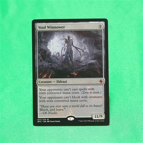 Void Winnower Battle For Zendikar BFZ Hologram Mtg Proxy Magic The