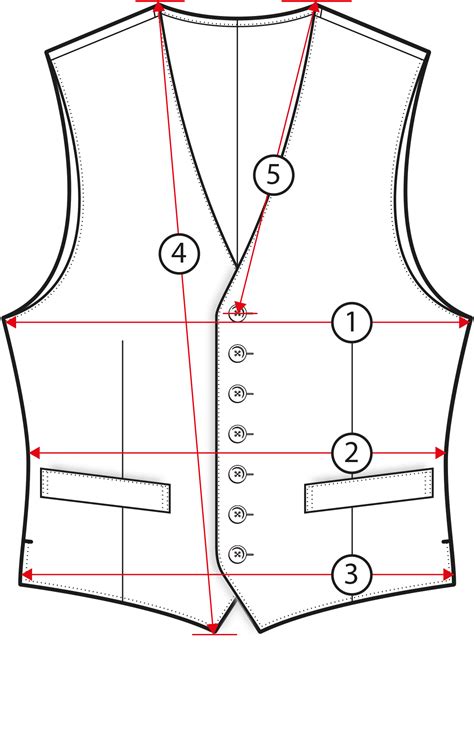 Vest Size Charts - He Spoke Style