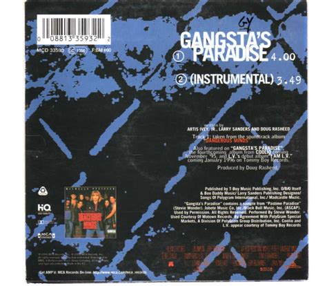 Coolio Gangsta Paradise Soundtrack Legacylalaf