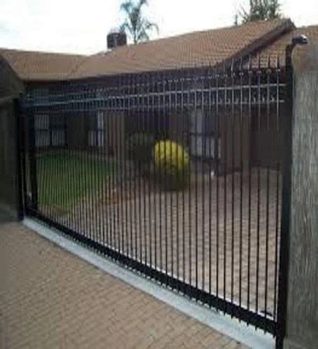 Black Stainless Steel Automatic Sliding Gate For Home At Best Price In