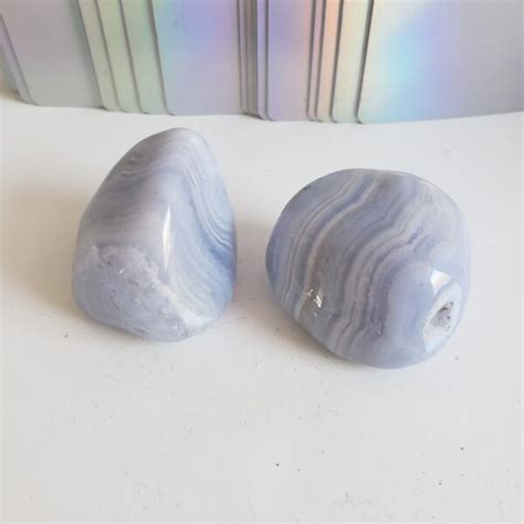 Energy Crystals Blue Lace Agate Tumbled L