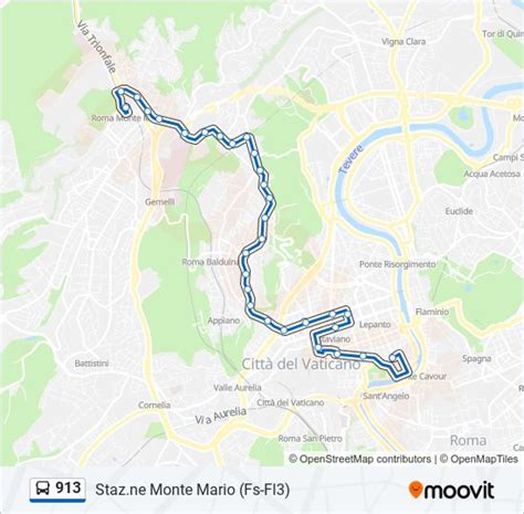 Linea Orari Fermate E Mappe Staz Ne Monte Mario Fs Fl