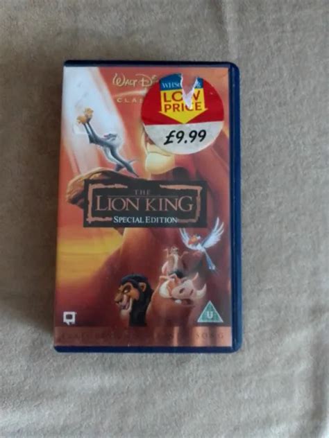 THE LION KING Special Edition VHS Cassette 1994 1 30 PicClick UK