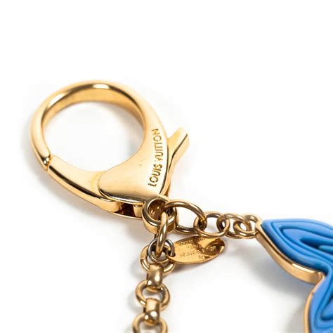 Louis Vuitton Blue Resin Naif Bag Charm Keychain