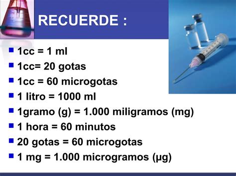 Calculo Y Dilucion De Medicamentos En Enfermeria Ppt