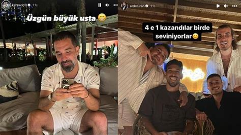 Rfan Can Kahveci Den Arda Turan Payla M Cevap Gecikmedi Futbol