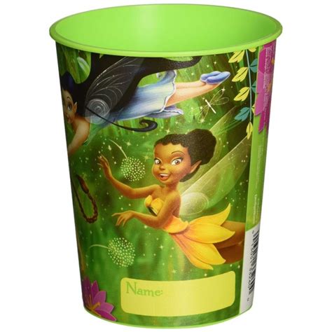 Tinkerbell Birthday Party Plastic Keepsake Cup 1 Who Wants 2 Party