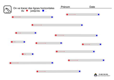 Tracé Lignes Horizontales ARC EN CIEL