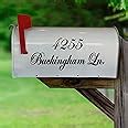 Amazon Vwaq Custom Mailbox Decals With Street Address Street