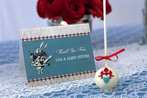 Alice In Wonderland Wedding Ideas In Red And Blue