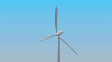 Animated wind turbine 3D Model animated rigged .fbx .blend - CGTrader.com