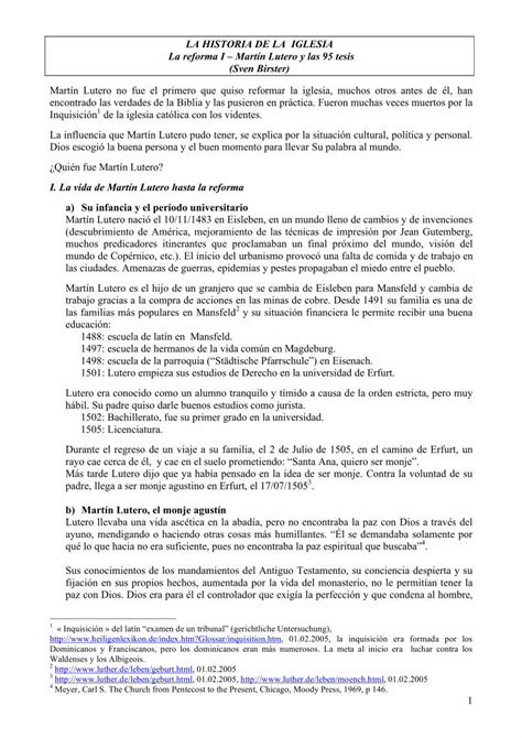 PDF LA HISTORIA DE LA IGLESIA La reforma I Martín Lutero y la