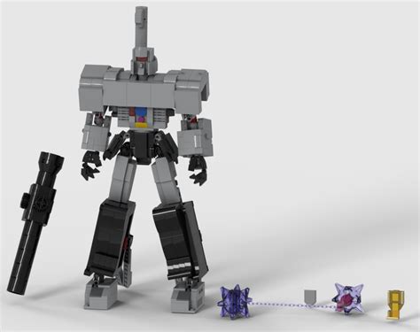 Lego Moc G1 Transforming Megatron By Bradpela Rebrickable Build With Lego