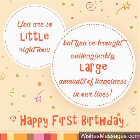 Baby 1st Birthday Card Messages 1st Birthday Wishes First Birthday