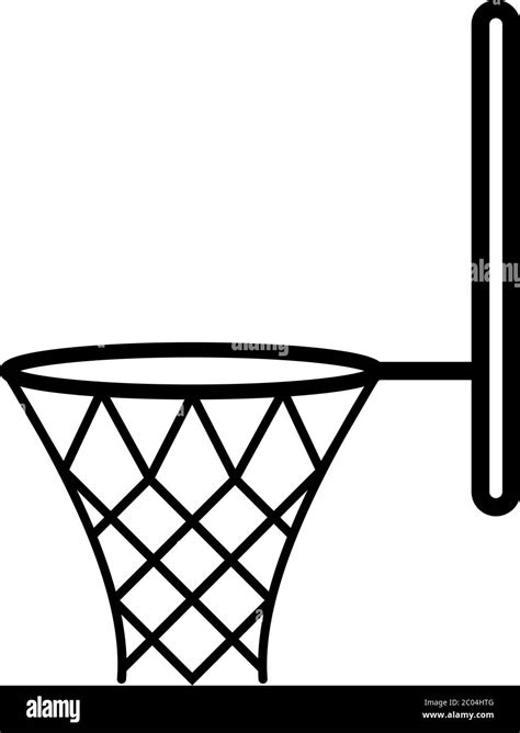 Basketball Net Icon Basketball Net Board Vector Illustration Stock