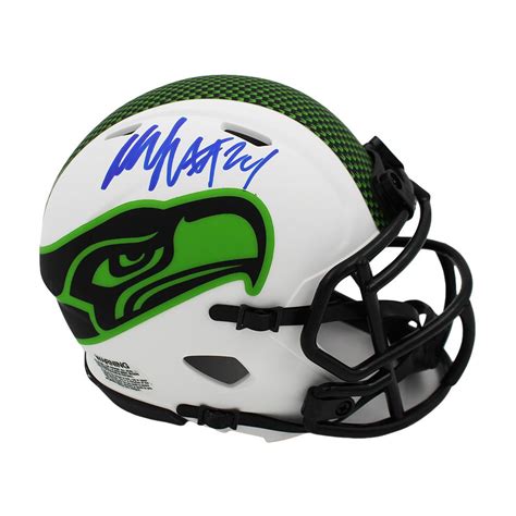 Marshawn Lynch Signed Seahawks Lunar Eclipse Alternate Speed Mini