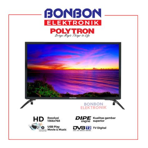 Promo Polytron LED Digital TV 32 Inch PLD 32V1753 DVB T2 HD Ready Cicil