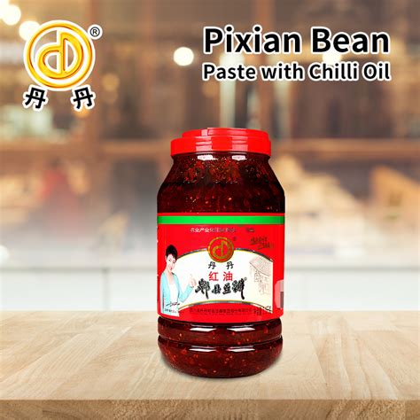 Pixian Bean Paste With Chilli Oil 3 5kg Dandan Brand Spicy Sauce Hot