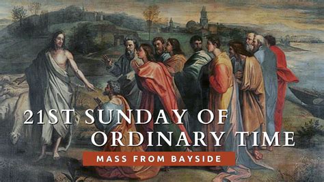 Mass For 21st Sunday In Ordinary Time YouTube