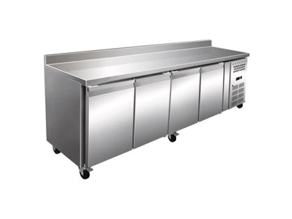 Mesa Refrigerada Snack Acero Inoxidable Puertas Eficiente