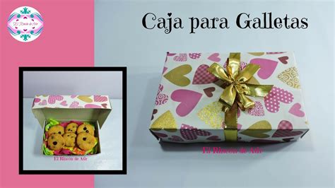 Caja Para Galletas DIY YouTube