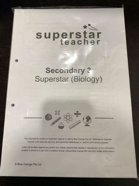 Superstar Teacher Sec 3 Biology Worksheet Everything Else On