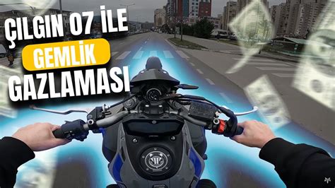 ÇILGIN MT 07 İLE GEMLİK GAZLAMASI motovlog YouTube