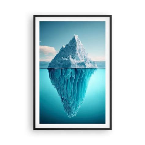 Affiche Poster X Cm Tableaux Image Photo Iceberg Eau Glacier Wall