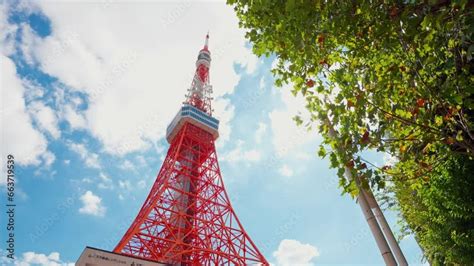 Tokyo Tower Is A Large Communications Tower Located In Minato Ward