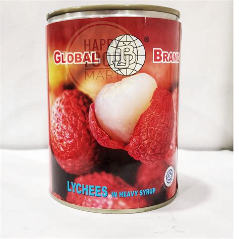 Jual Halal Global Brand Lychee In Syrup Gram Buah Leci Kaleng